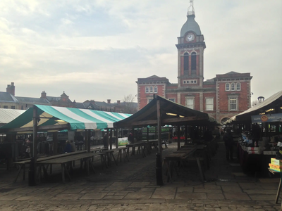 Image courtesy of Chesterfield Market 1 Empty Tables at Chesterfield Market