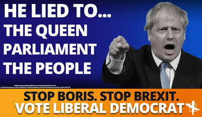 Image courtesy of Liberal Democrats Press Office Poster 2