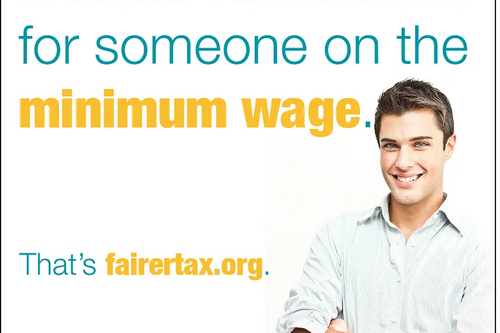 Income tax halved - Thanks to www.fairertax.org